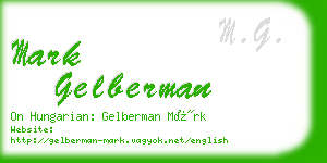 mark gelberman business card